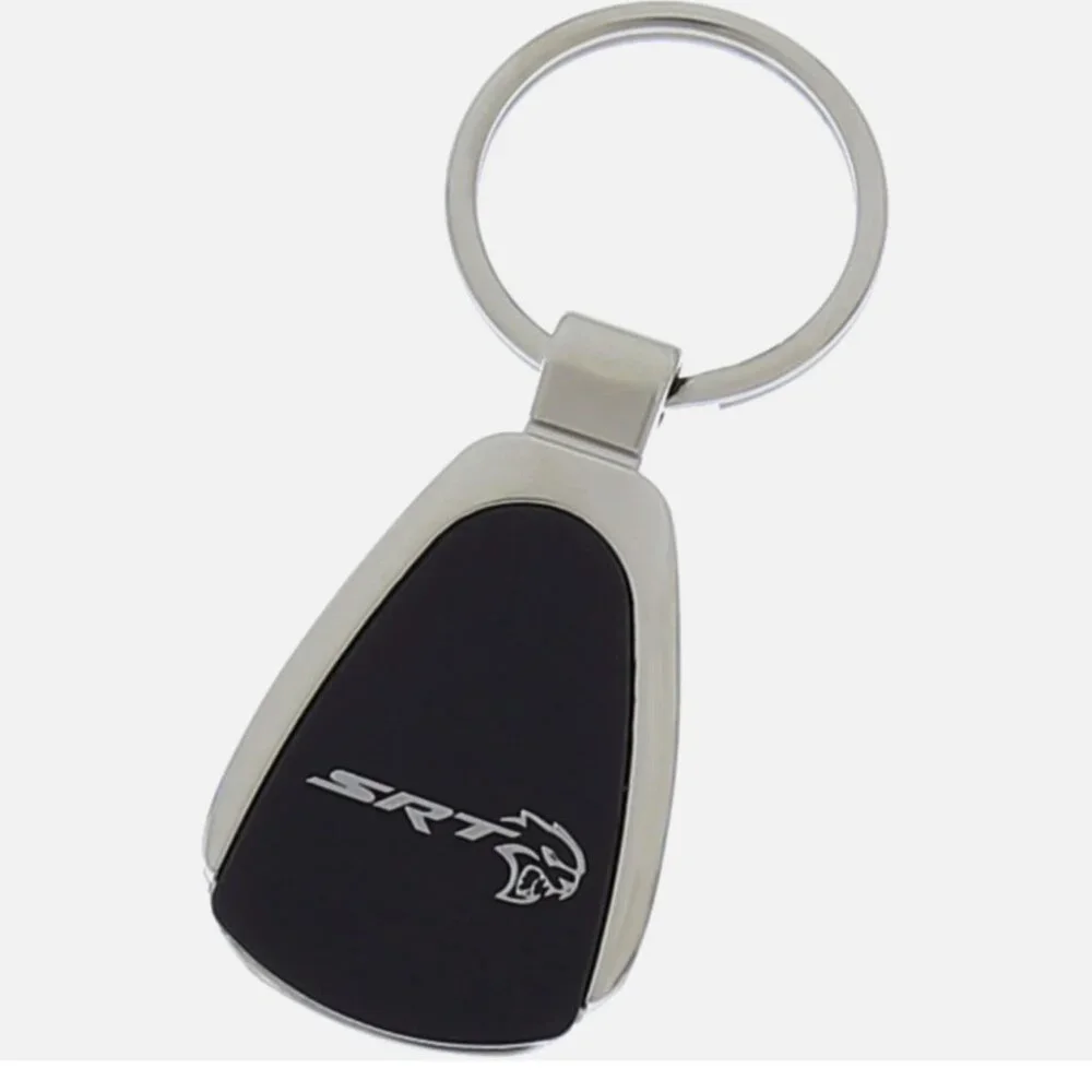 SRT Hellcat Emblem Black Key Chain Fob (Licensed Dodge Charger /Challenger)